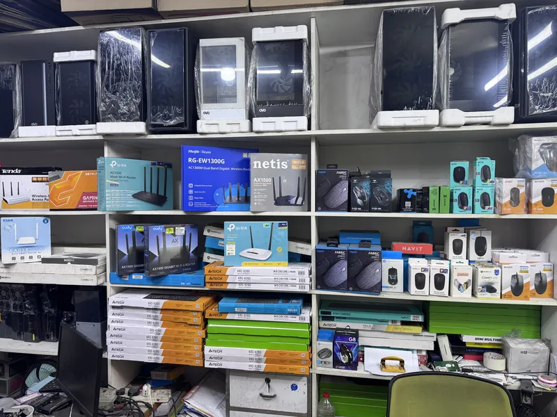 Accessories on display