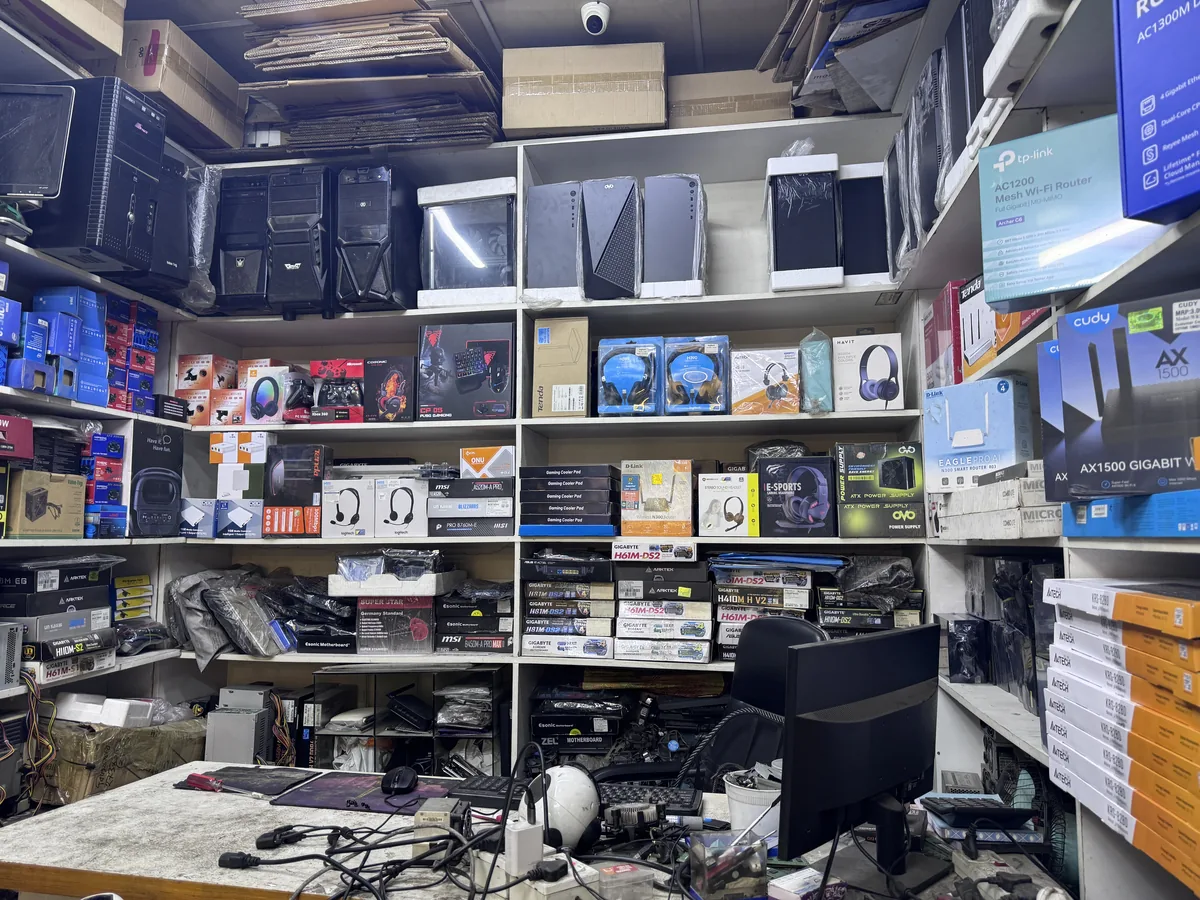 Shelves at PM Computers